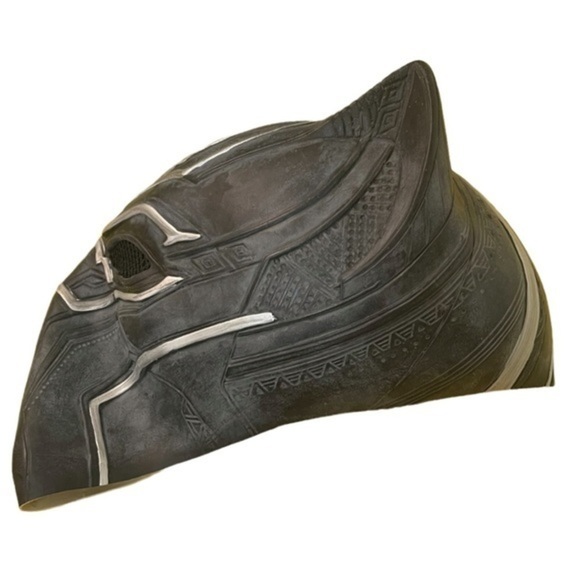 BLACK PANTHER Latex Mask Adult Full Face Costume - Picture 3 of 5